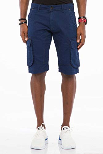 3142chdtyal.jpg Cipo & Baxx Herren Jeans Shorts Premium Nieten Freizeit Hose