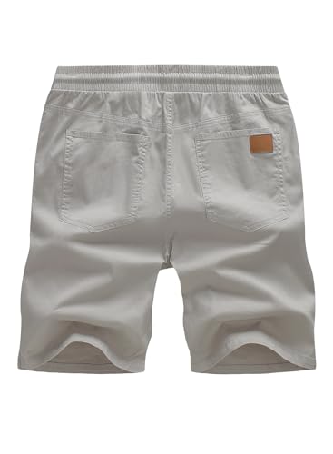 31f0jwxg2fl.jpg JMIERR Kurze Hosen Herren Sommer Chino Baumwolle Elastische Taille mit Taschen Trendige Sommershorts für Herren mit elas