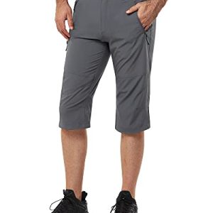 33,000ft Herren Outdoor Shorts Sommer Hose UPF 50+ mit Viele Taschen für Wandern 33,000ft Herren Stretch Radhose Sommer