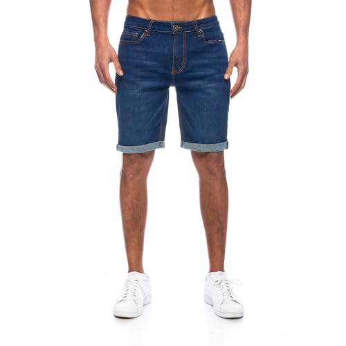 31vu8spxmml.jpg JEELSlim-Fit Jeans-Shorts für Herren - Basic Washed OEKO-TEX STANDARD 100 - Stretch-Hose - 5-Taschen-Design - Kurze Hose
