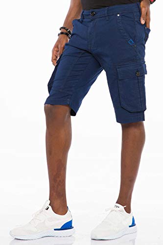 31d1o19t81l.jpg Cipo & Baxx Herren Jeans Shorts Premium Nieten Freizeit Hose