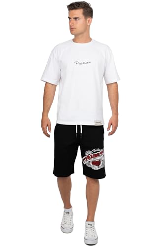 31fcjj1ujql.jpg Cipo & Baxx Herren Shorts – Stylische Sommer-Shorts für Freizeit & Strand | Bequeme Elastischer Bund & Taschen | Print o