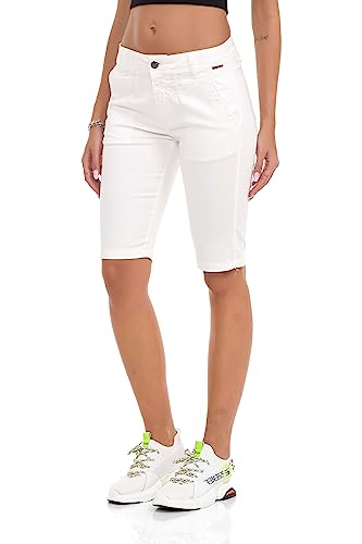31mtw8rmkhl.jpg Cipo & Baxx Damen Shorts Chino Bermuda Kurzehosen -Comfortable und elegante Sommerkargo für aktive Frauen -Lotto: 28x126
