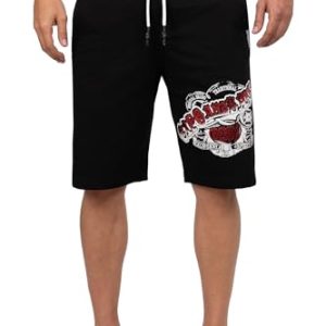 Cipo & Baxx Herren Shorts – Stylische Sommer-Shorts für Freizeit & Strand | Bequeme Elastischer Bund & Taschen | Print o
