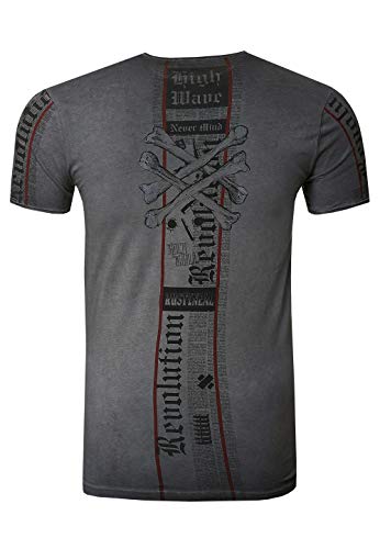 41 i4q7oy9l.jpg Rusty Neal Herren T-Shirt mitahlbaciescher Totenkopf-Print 100% Baumwolle S M L XL XXL 267