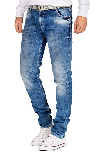 416i7rfcnkl.jpg Cipo & Baxx Herren Jeans – Stilvolle Männer Jeans mit 5-Pocket-Design | Kontrastnähten & verzierten Gesäßtaschen | Perfe