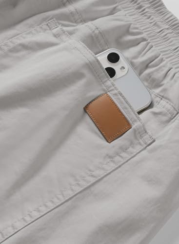 416z031pkdl.jpg JMIERR Kurze Hosen Herren Sommer Chino Baumwolle Elastische Taille mit Taschen Trendige Sommershorts für Herren mit elas