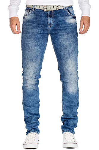 419ycgnzg8l.jpg Cipo & Baxx Herren Jeans – Stilvolle Männer Jeans mit 5-Pocket-Design | Kontrastnähten & verzierten Gesäßtaschen | Perfe