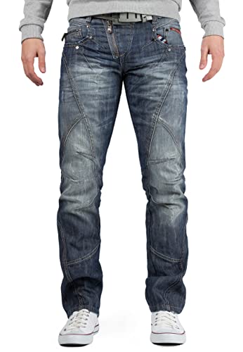 419xvqe8y3l.jpg Cipo & Baxx Jeans Herren Regular-Straight Fit Kontrastnaht Pants füractive Hip-BeForever Comfortable Stretch Jeans Regul