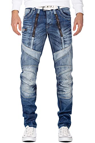 41bx5q7bul.jpg Cipo & Baxx Herren Jeans – Stylische Denim-Mode mit hohem markanten Designs | Regular & Slim Fit | Stonewashed Efekte fü
