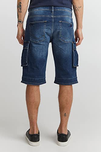 41ccsahdo6l.jpg Project PRNordin Herren Cargo Jeans Shorts - Stretch Stretch Regular Fit, Größe M, Blau
