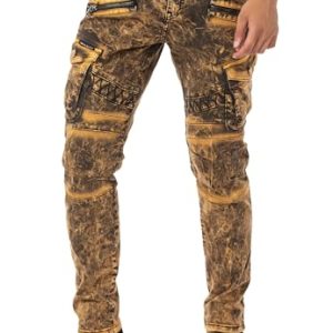 Cipo & Baxx Herren Jeanshose Slim Fit Stretch Denim Hose für aktive Männer im Stadt- und Outdoor-Gehalto Stretch-Bequeml