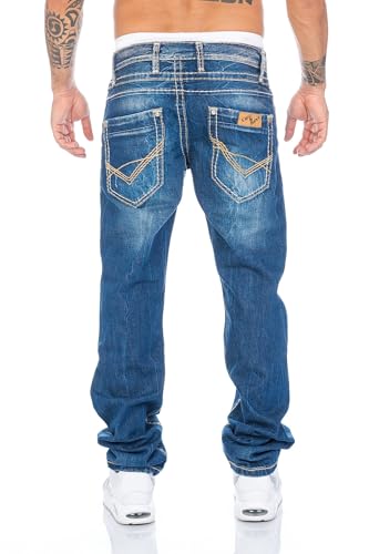 41o6qdyh0l.jpg Cipo & Baxx Herren Jeans Hose mit Nähten für Aktive Männer im Urbanen AlltagComfortable Jeans Hose mit ModernemDesign un