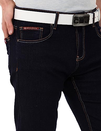 41p hpgfpvl.jpg Cipo & Baxx Herren Jeanshose Slim Fit Stretch Denim Hose für aktive Männer in der Stadt und beim Training Stretch Techno