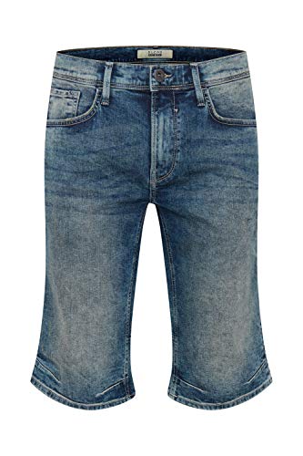 41po4rxfrnl.jpg Denon Herren Jeans Shorts - Kurze Stretch Denim Hose Regular Fit Trendig und Komfortabel