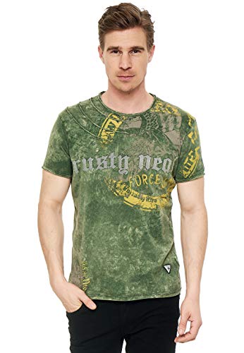 41rcjms03l.jpg Rusty Neal Herren Printed Tee Shirt Stretch Baumwolle Kurzarm Regular Fit S M L XL XXL 3XL 228