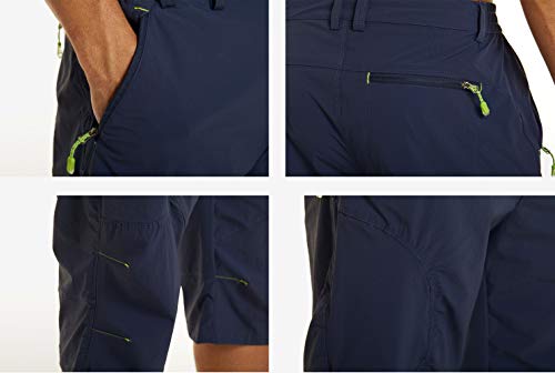 41sskodef l.jpg KEFITEVD Herren Schnelltrocknend Outdoor Hose Mit Viele Taschen Sommer Shorts Atmungsaktiv Stretch Capri Radhose