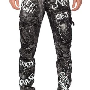 Home Cipo & Baxx Herren Jeans – Stylische Denim-Mode mit hohem Markanten Design |Regular & Slim Fit für Männer | Biker & Carg