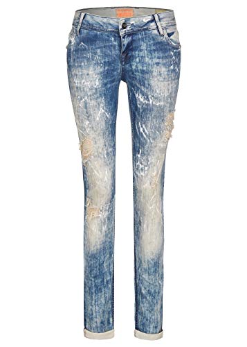 41dhezu8 xl.jpg Cipo & Baxx Damen Jeanshose Stretch Comfort Fit | Cipo & Baxx Damen Denim Hose Everyday Wear | Cipo & Baxx Damen Jeansh