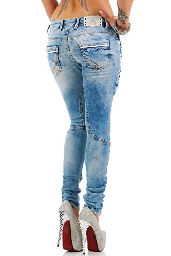 41iiwnwc0pl.jpg Cipo & Baxx Damen Jeans - Stylische Regular & Slim Fit Modelle mit Stretch | Bequeme Passform, Top Verarbeitung, Used-Lo