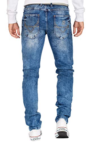 41rie7dsoql.jpg Cipo & Baxx Herren Jeans – Stilvolle Männer Jeans mit 5-Pocket-Design | Kontrastnähten & verzierten Gesäßtaschen | Perfe
