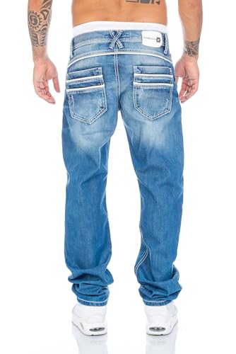 41rr0pcyq9l.jpg Cipo & Baxx Herren Jeans Hose Modern Comfort Fit fürcomfortable Alltagsbekleidung