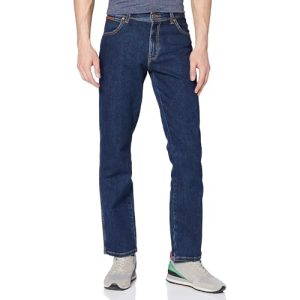 Wrangler Herren Texas Jeans Stretch Comfort Fit Trendig Skinny Jeans | Wrangler Herren Texas Jeans DuraleATHER Stärke u