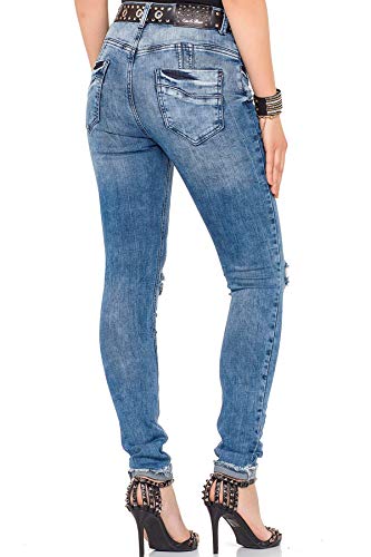 41tk767i ql.jpg Cipo & Baxx Damen Jeanshose CoreANO Rheintal Fit setSearchbegriffe | Cipo & Baxx Damen Jeanshose Stretch Comfort Highri