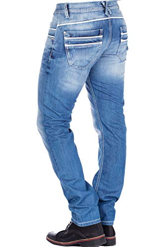 41tycshrdrl.jpg Cipo & Baxx Jeans Regular Fit - Blau für Männer - Comfortable Jeans -größe 32×34