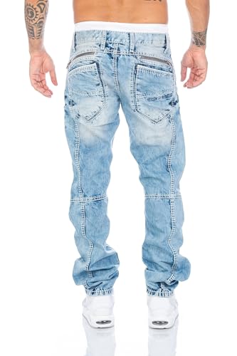 41vhhs6ecwl.jpg Cipo & Baxx Herren Jeans Hose mit Nähten fürComfort und Stil imUrbanen Alltag mitStretch-Funktion undVarious Fit Optione