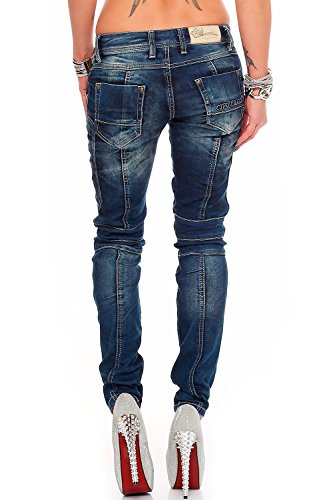 41ye8kky 2l.jpg Cipo & Baxx Damen Jeans Comfortable Stretch Fit W28/L32
