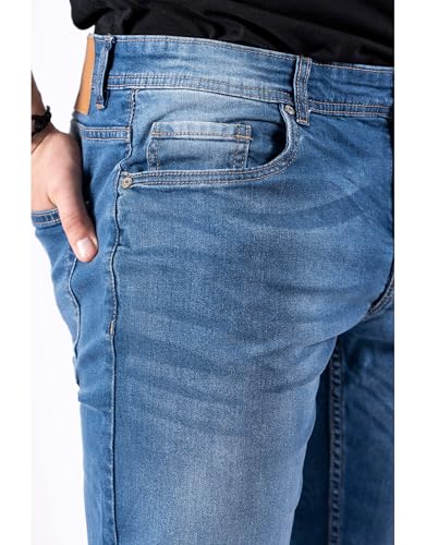 51 essu7bll.jpg Stretch Herrenjeans | Bequeme und vielseitige Denim Hose für Männer | Ideal für Alltag, Arbeit und Freizeit - Stretch Je