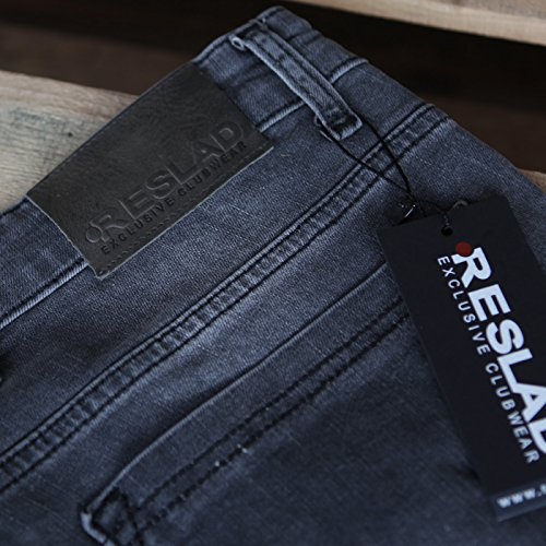 51gbmfcgtl.jpg Reslad Jeans-HerrenSlim Fit Stretch-Denim Jeans RS-2063