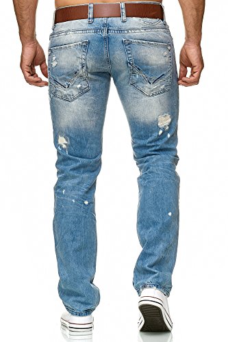 51v9bf1dpjl 1.jpg Redbridge Jeans HerrenDestroyed Denim Jeanshosen Regular Fit RB-157 RB-162 RB-171