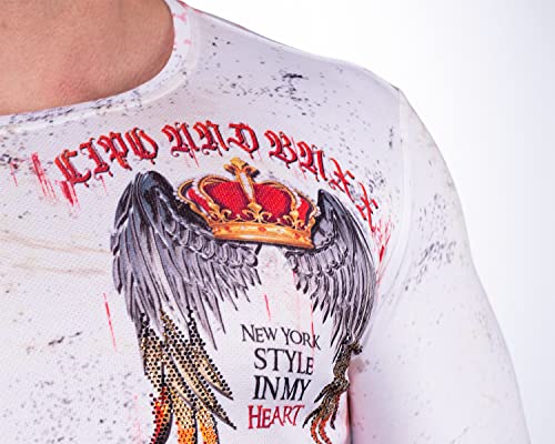 51z1c1gcrbl.jpg Cipo & Baxx Herren Longsleeves Besonders Extravagant Langarm-Shirt mit UK-Charme für Jedermann im Outdoorscenie mit Comf