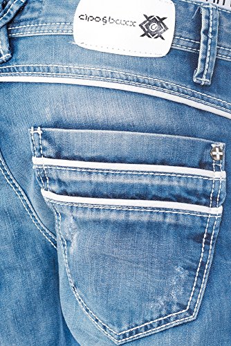 61lhdoxlgal.jpg Cipo & Baxx Herren Jeans Hose Modern Comfort Fit fürcomfortable Alltagsbekleidung