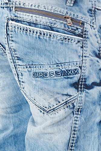 61b61bwhyhl.jpg Cipo & Baxx Herren Jeans Hose mit Nähten fürComfort und Stil imUrbanen Alltag mitStretch-Funktion undVarious Fit Optione