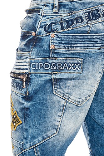 61mcdsurgrl.jpg Cipo & Baxx Herren Nähte Jeans Hose - Duftig und bequem -größe 32x32